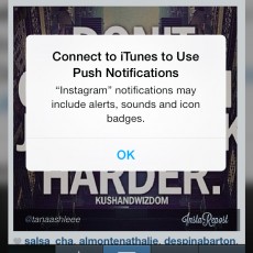 Connect to iTunes to Use Push Notifications